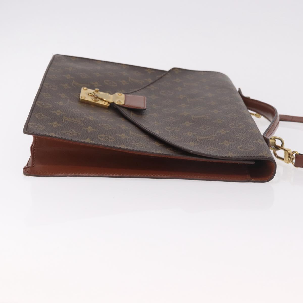 LOUIS VUITTON Monogram Porte Documents Bandouliere Bag M53338 LV Auth BA13560A