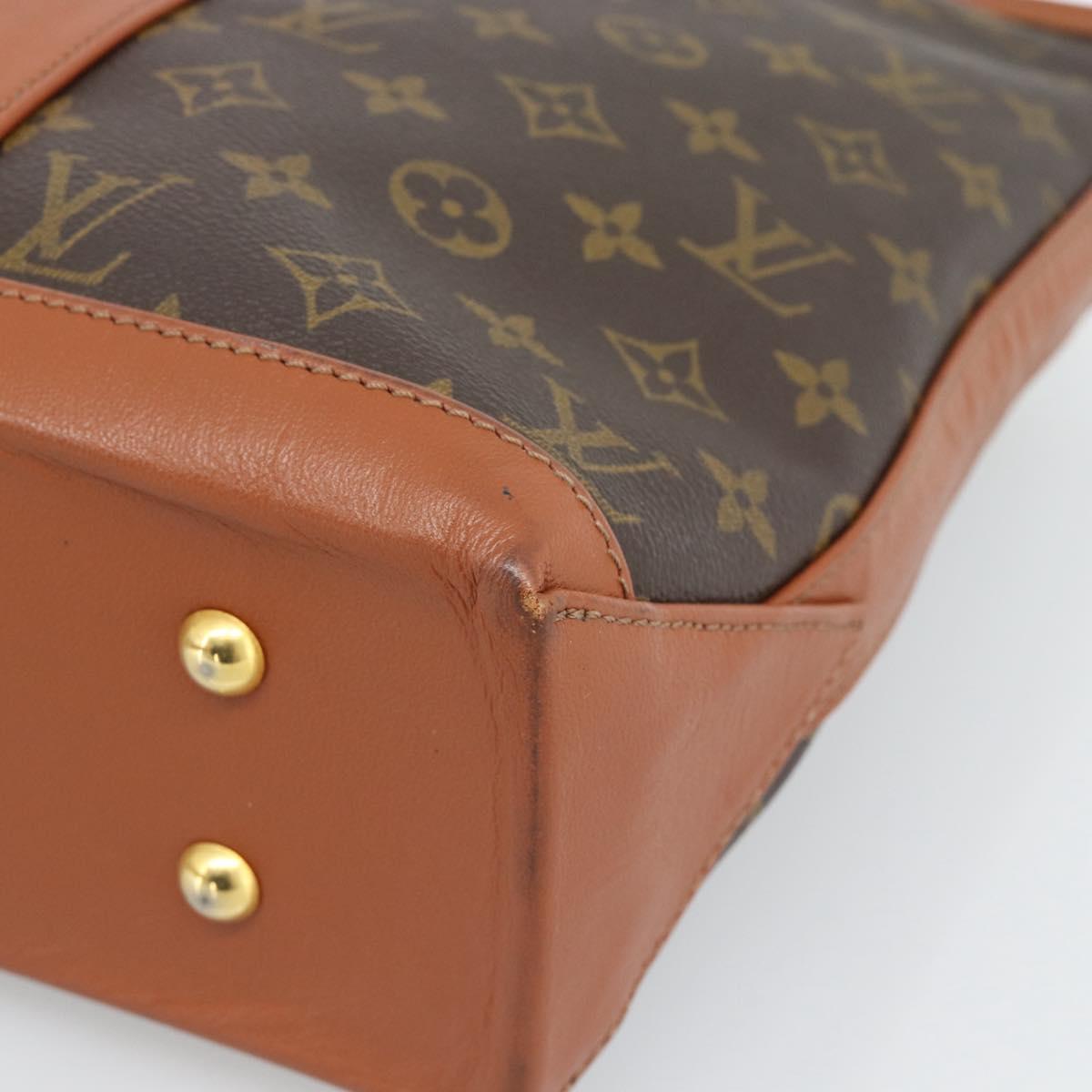 LOUIS VUITTON Monogram Sac Weekend PM Hand Bag M42425 LV Auth BA13561A