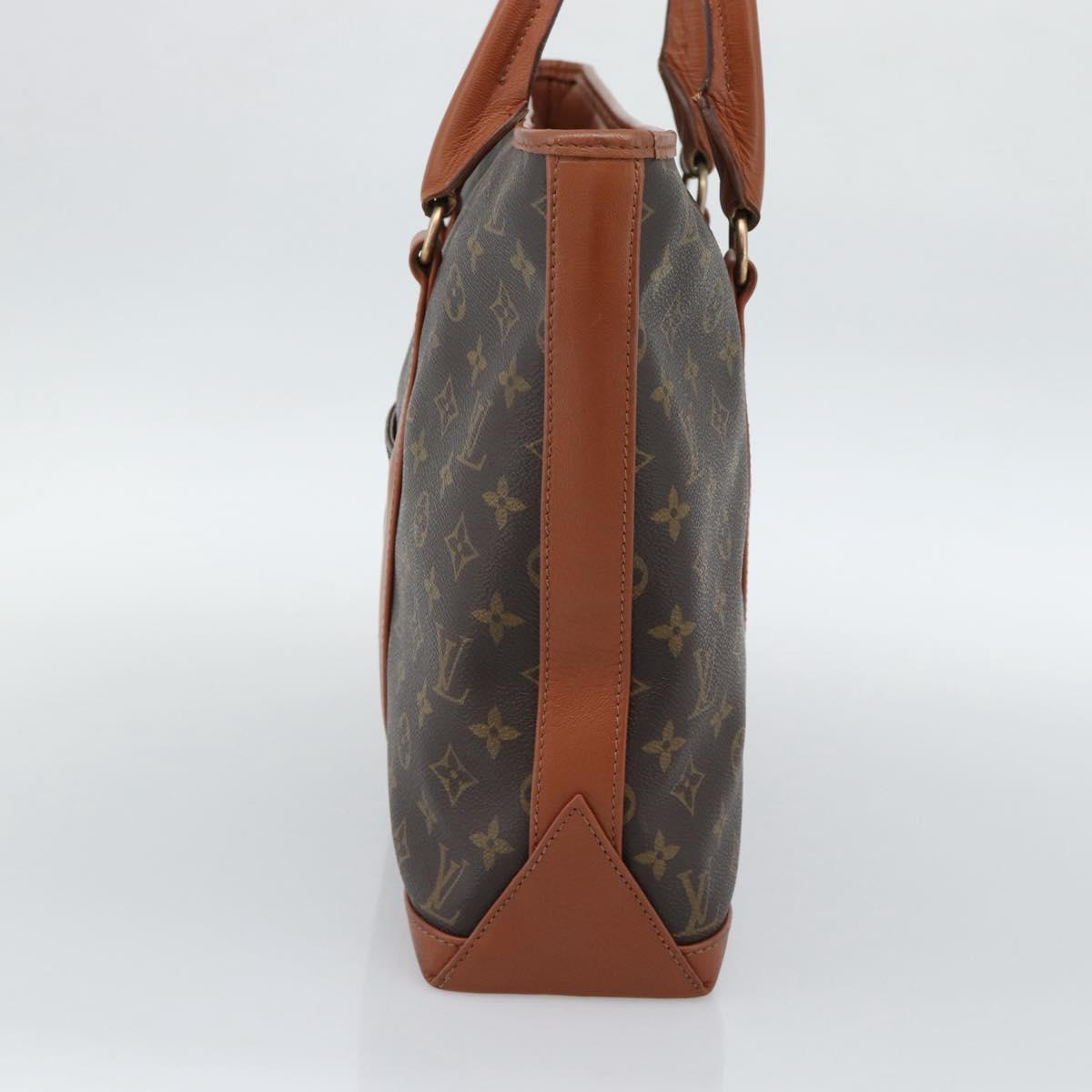 LOUIS VUITTON Monogram Sac Weekend PM Hand Bag M42425 LV Auth BA13561A