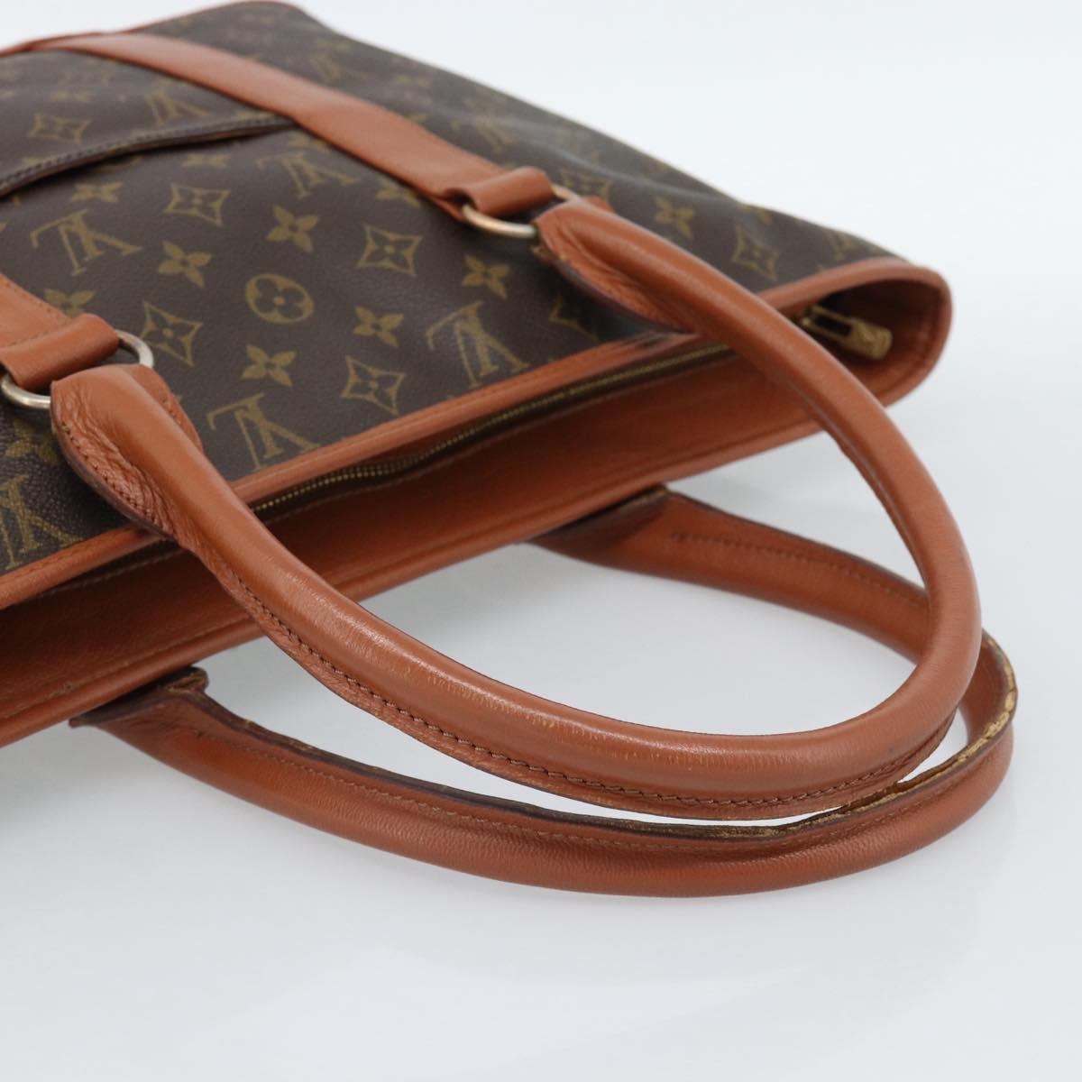 LOUIS VUITTON Monogram Sac Weekend PM Hand Bag M42425 LV Auth BA13561A