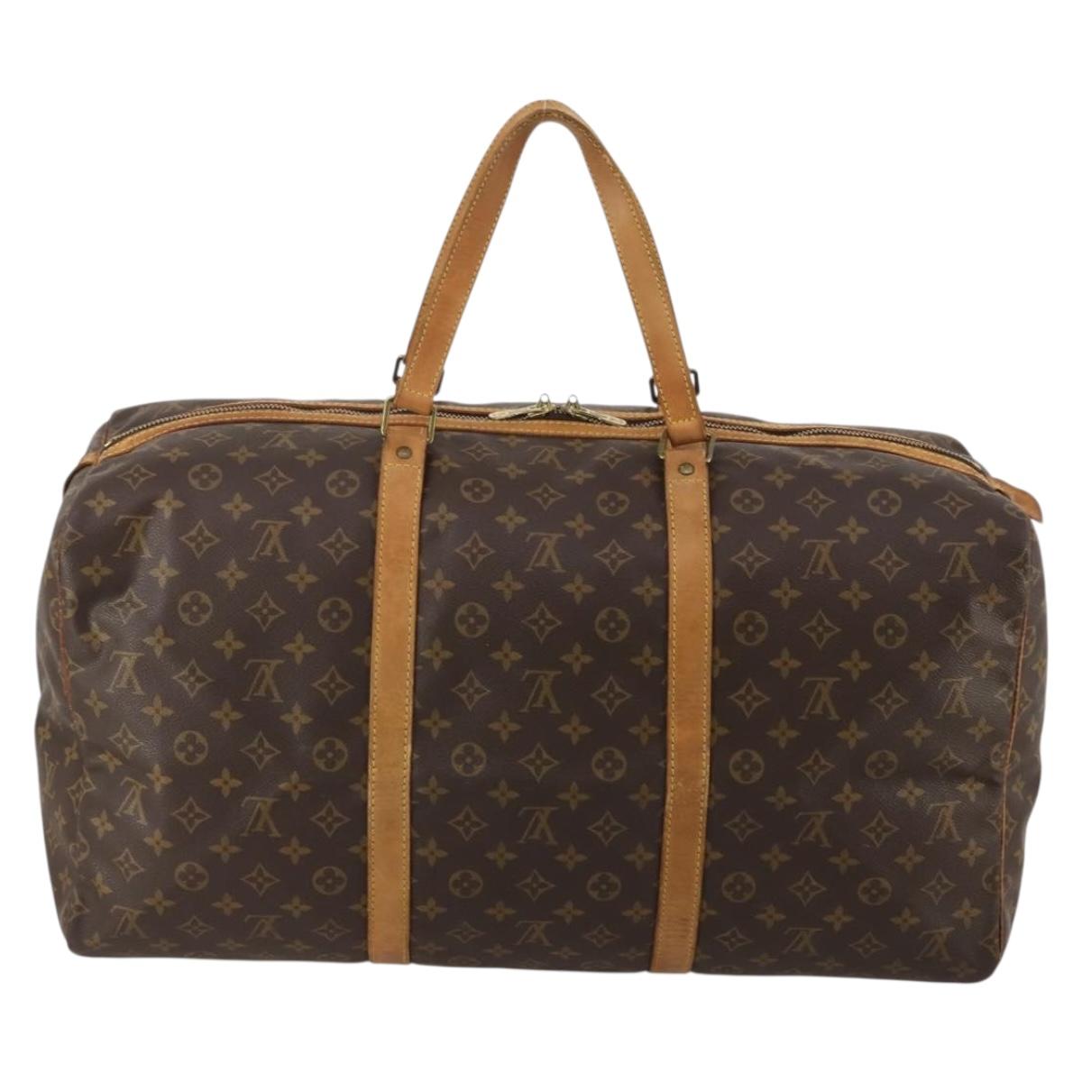 LOUIS VUITTON Monogram Sac Souple 55 Boston Bag M41622 LV Auth BA13562
