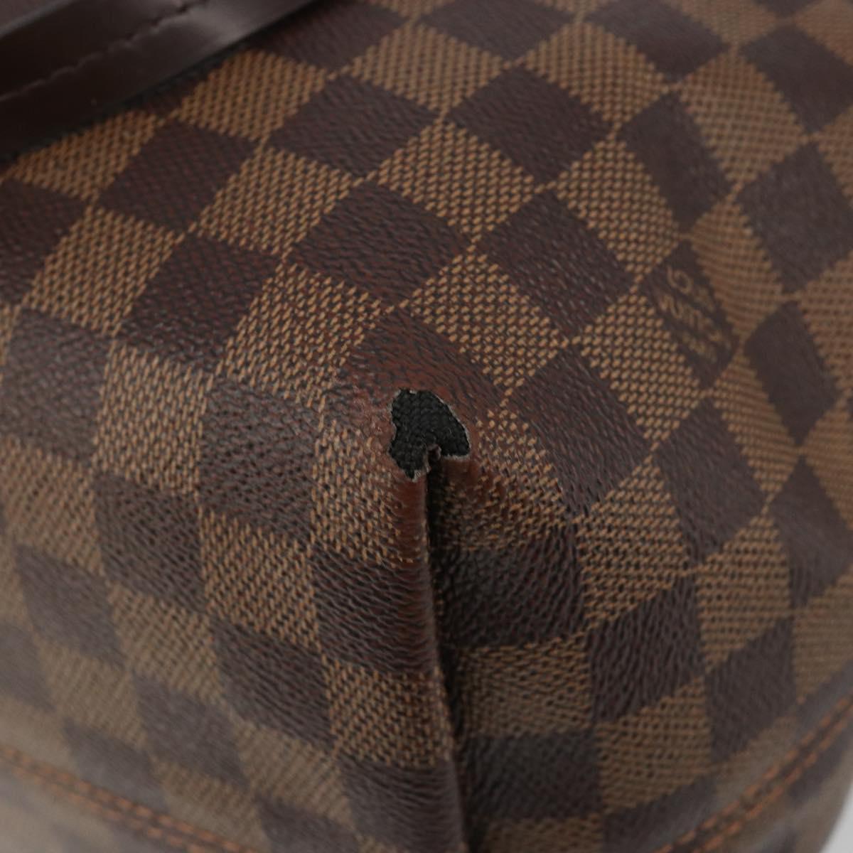 LOUIS VUITTON Damier Ebene Jena MM Tote Bag N41013 LV Auth BA13563