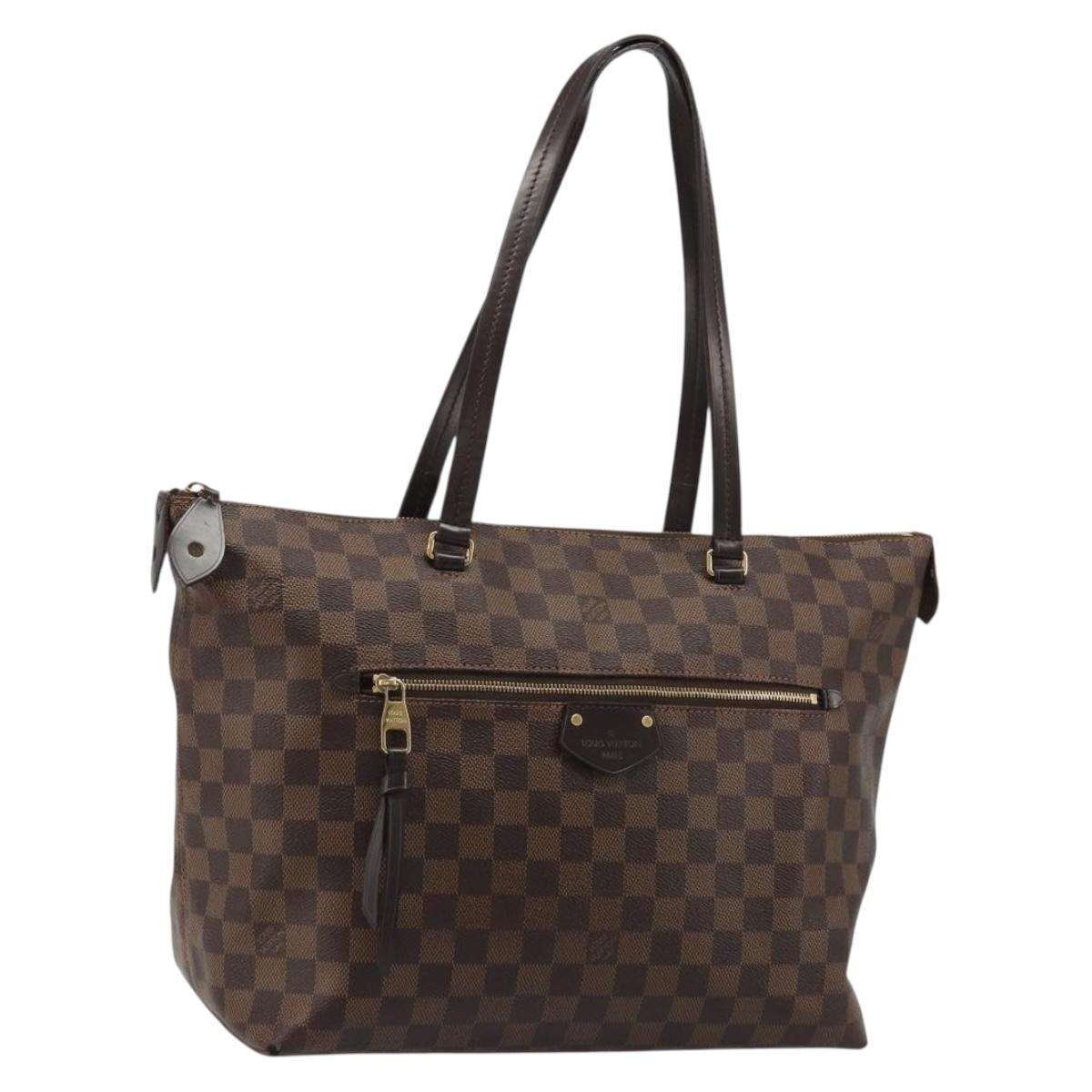 LOUIS VUITTON Damier Ebene Jena MM Tote Bag N41013 LV Auth BA13563