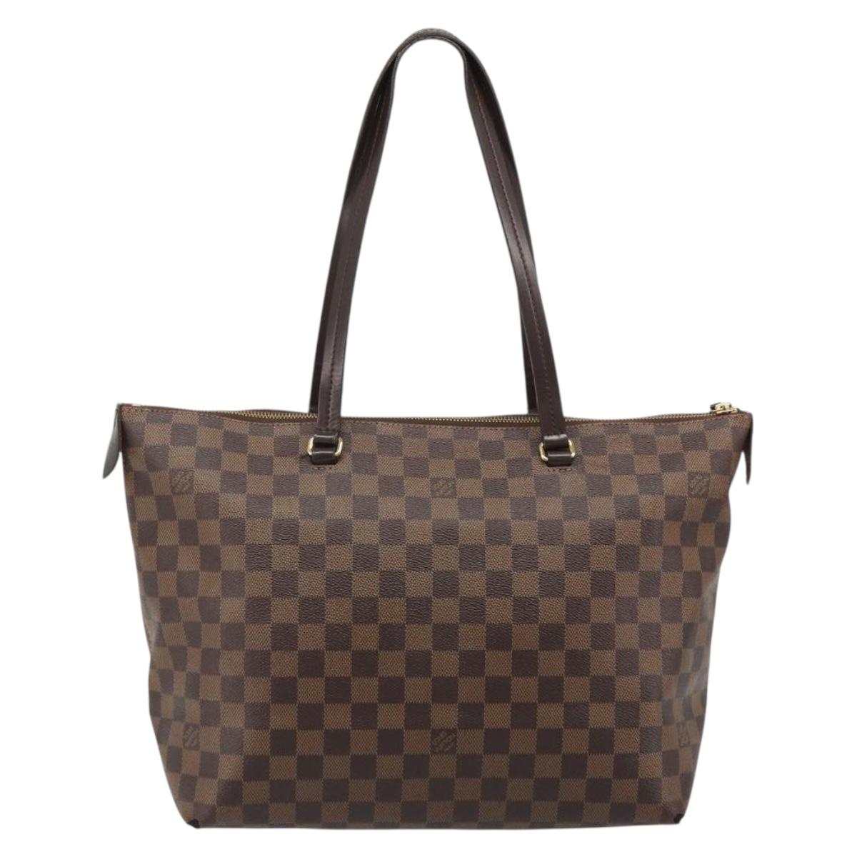 LOUIS VUITTON Damier Ebene Jena MM Tote Bag N41013 LV Auth BA13563