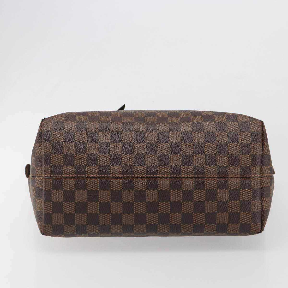 LOUIS VUITTON Damier Ebene Jena MM Tote Bag N41013 LV Auth BA13563