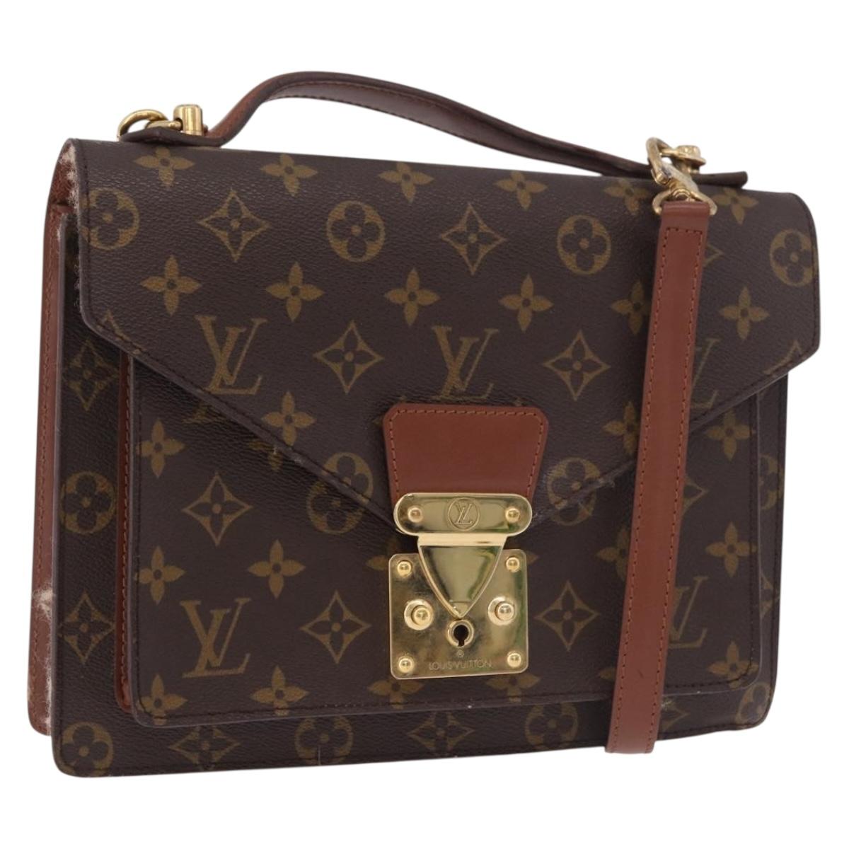 LOUIS VUITTON Monogram Monceau 26 Shoulder Bag M51187 LV Auth BA13564
