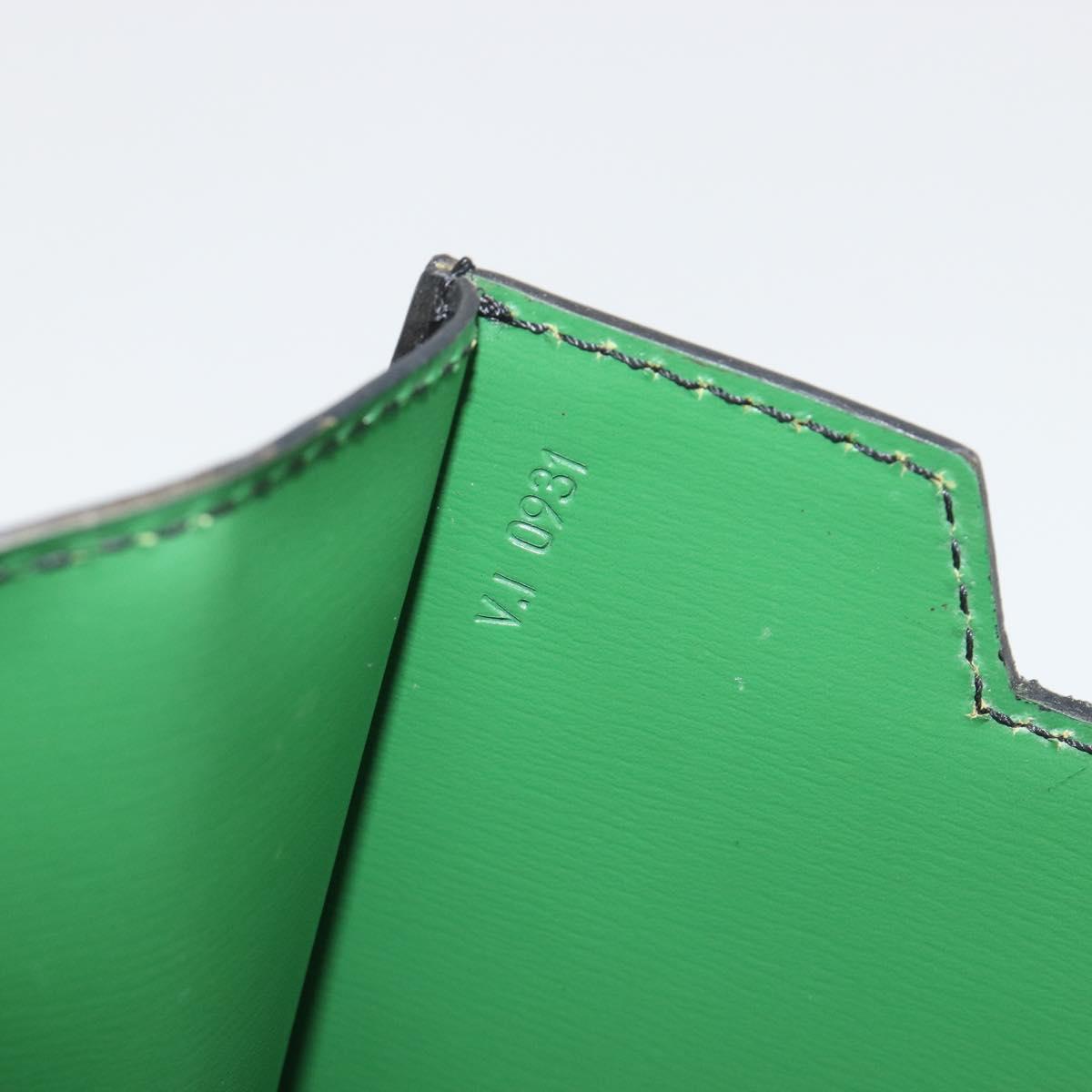 LOUIS VUITTON Epi Osh Shoulder Bag Black Green M52444 LV Auth BA13566