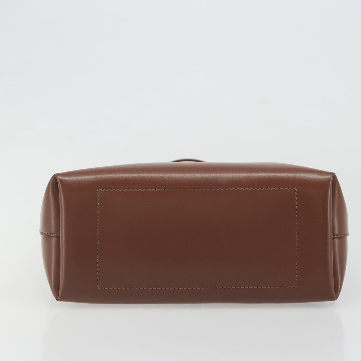 Stella MacCartney Hand Bag Leather Brown Auth BA13569A