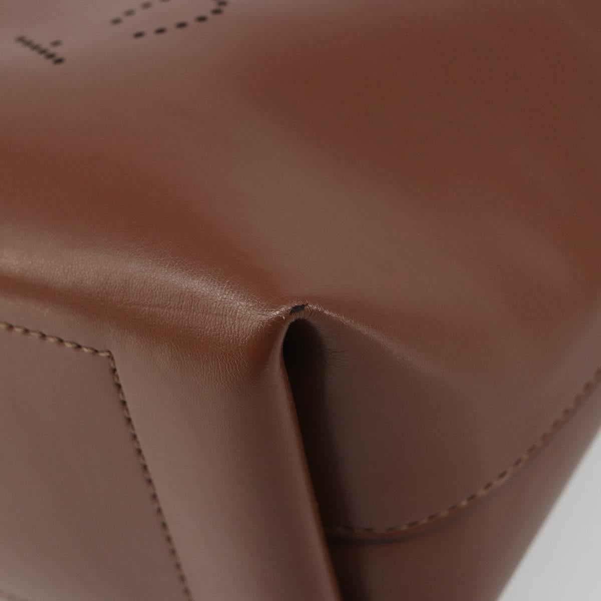 Stella MacCartney Hand Bag Leather Brown Auth BA13569A
