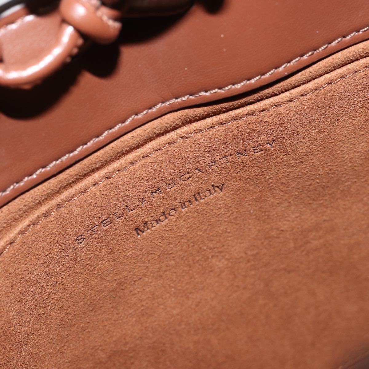 Stella MacCartney Hand Bag Leather Brown Auth BA13569A
