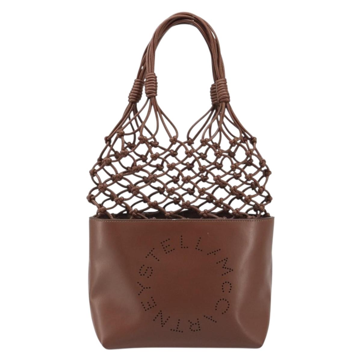 Stella MacCartney Hand Bag Leather Brown Auth BA13569A