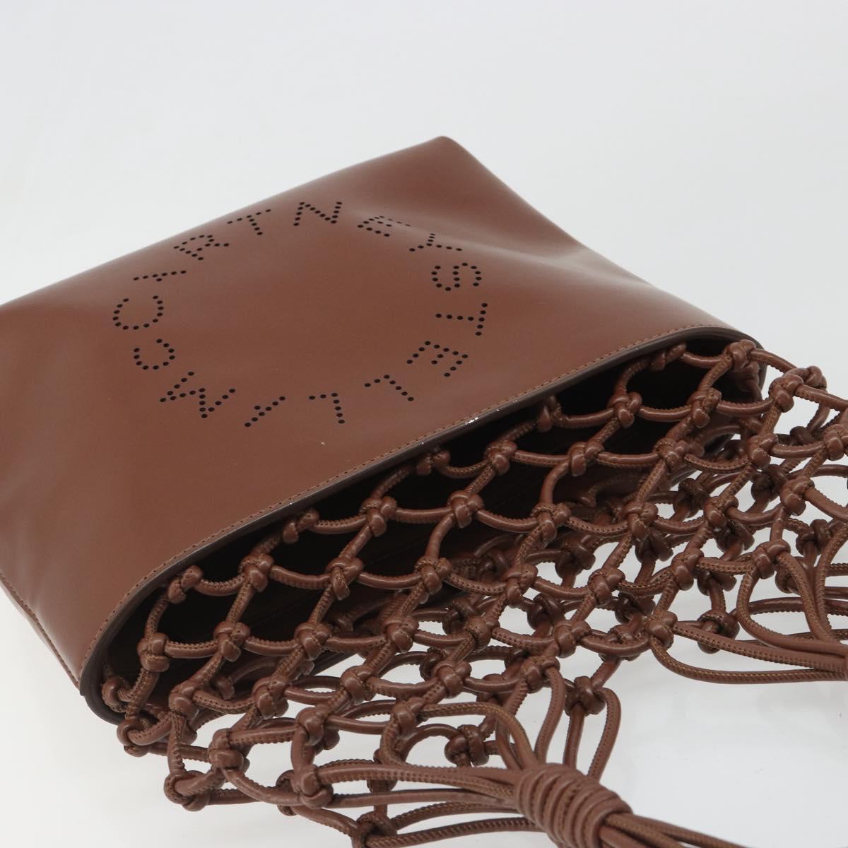 Stella MacCartney Hand Bag Leather Brown Auth BA13569A