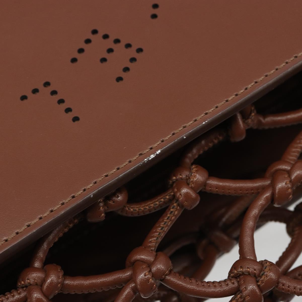 Stella MacCartney Hand Bag Leather Brown Auth BA13569A