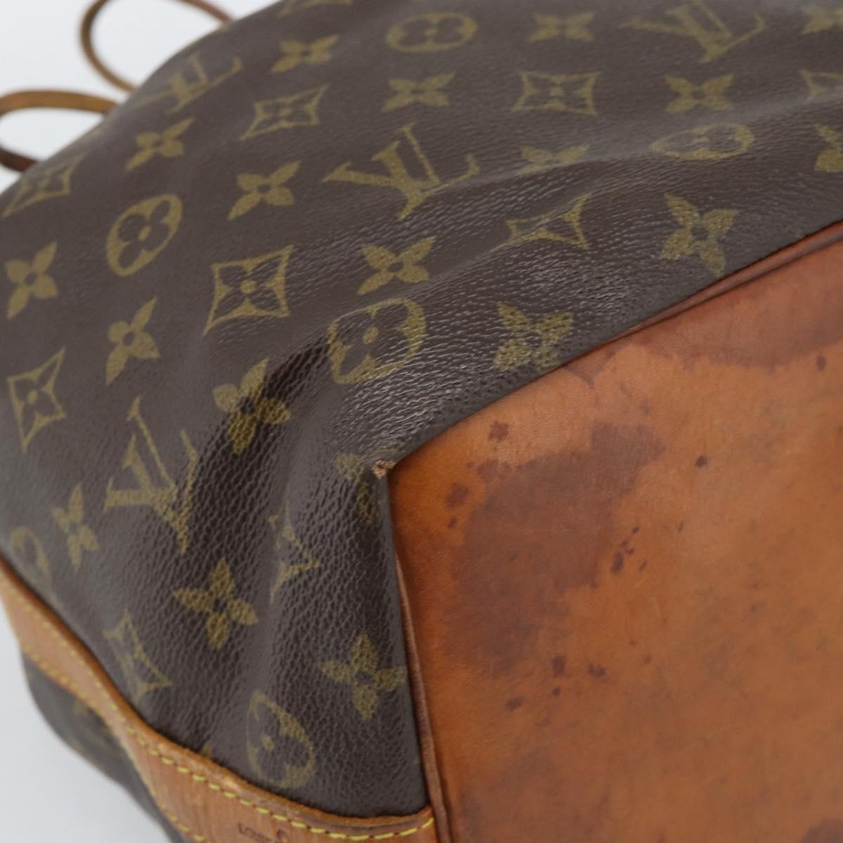 LOUIS VUITTON Monogram Petit Noe Shoulder Bag M42226 LV Auth BA13573