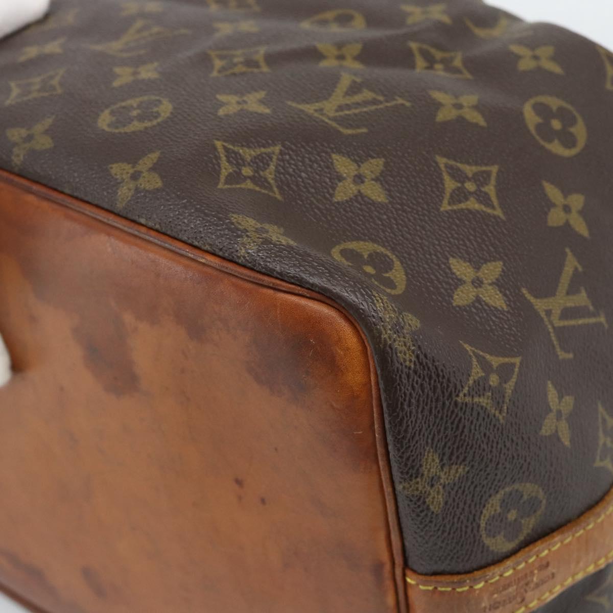LOUIS VUITTON Monogram Petit Noe Shoulder Bag M42226 LV Auth BA13573