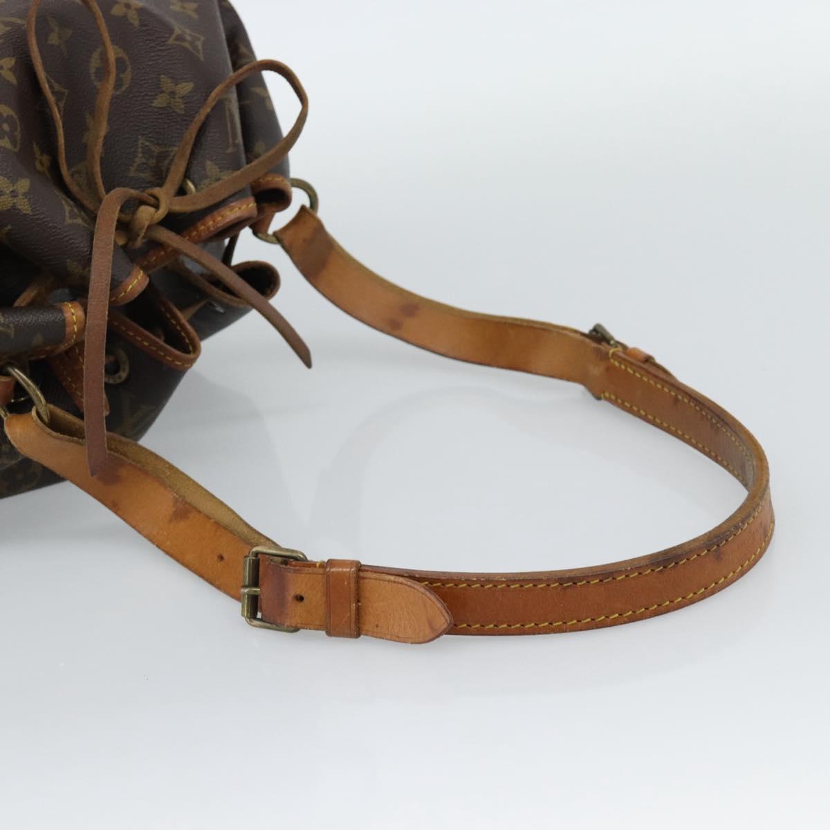 LOUIS VUITTON Monogram Petit Noe Shoulder Bag M42226 LV Auth BA13573