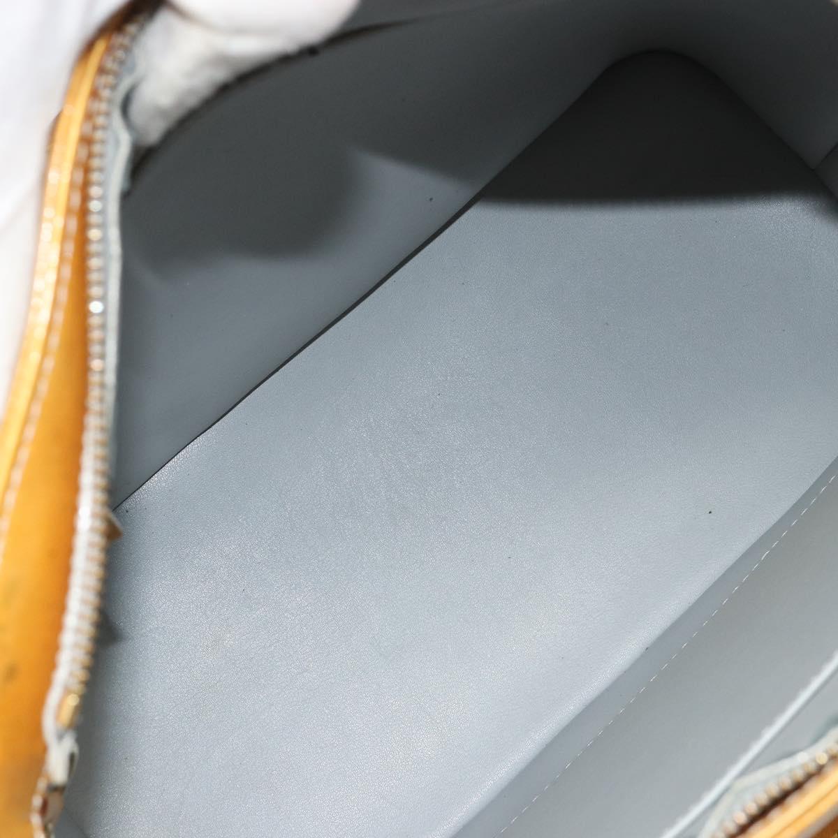 LOUIS VUITTON Monogram Vernis Houston Hand Bag Gris M91053 LV Auth BA13583