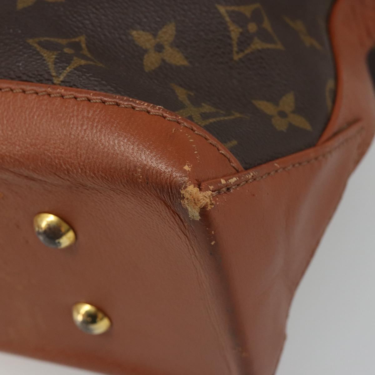 LOUIS VUITTON Monogram Sac Weekend PM Hand Bag M42425 LV Auth BA13585