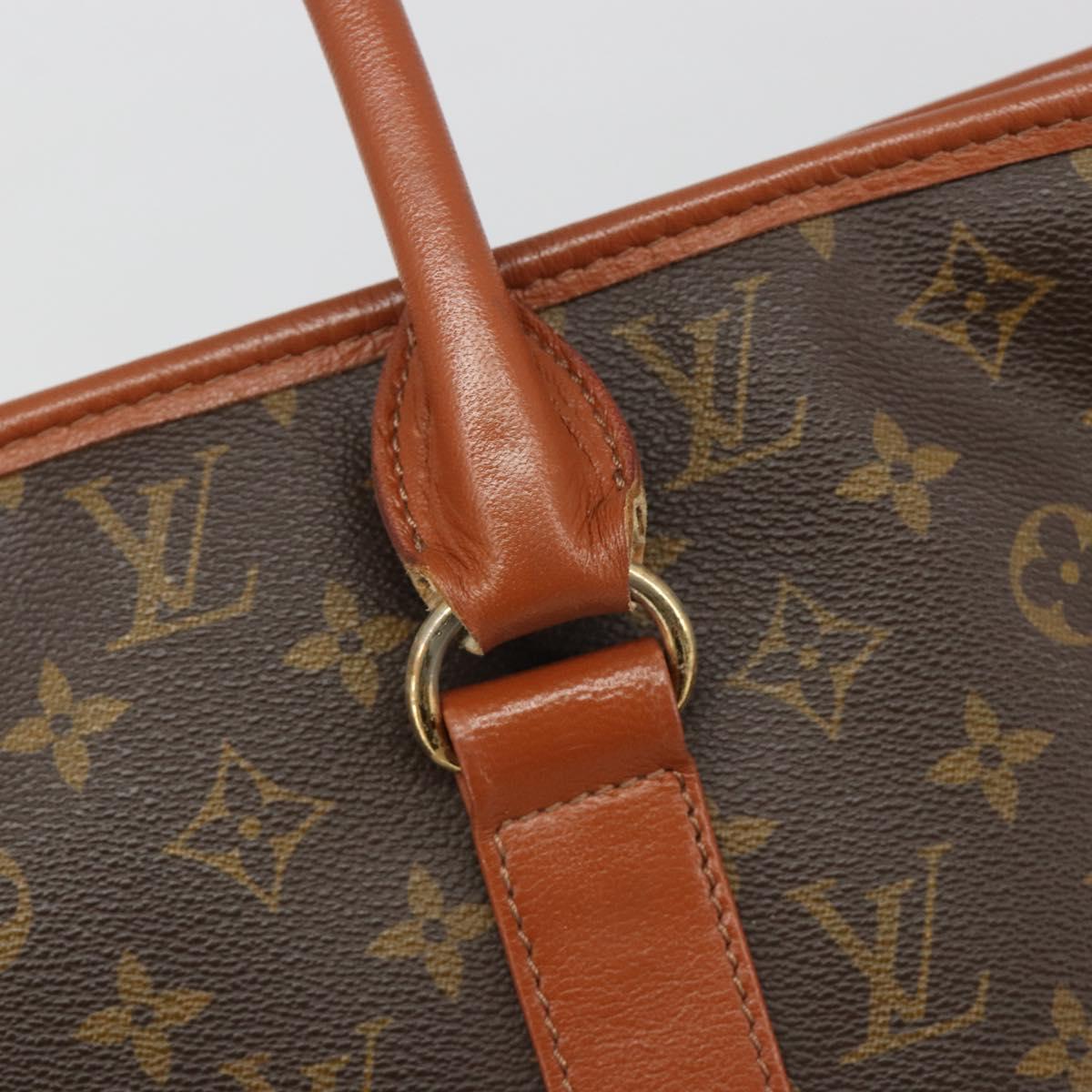 LOUIS VUITTON Monogram Sac Weekend PM Hand Bag M42425 LV Auth BA13585