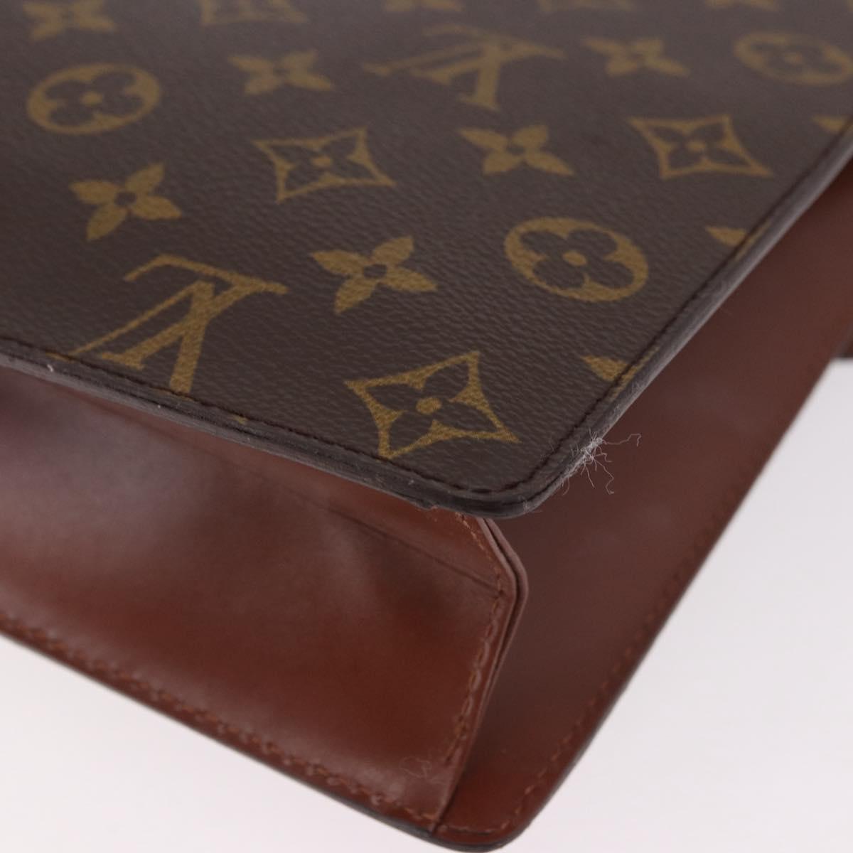 LOUIS VUITTON Monogram Monceau 28 Hand Bag M51185 LV Auth BA13586