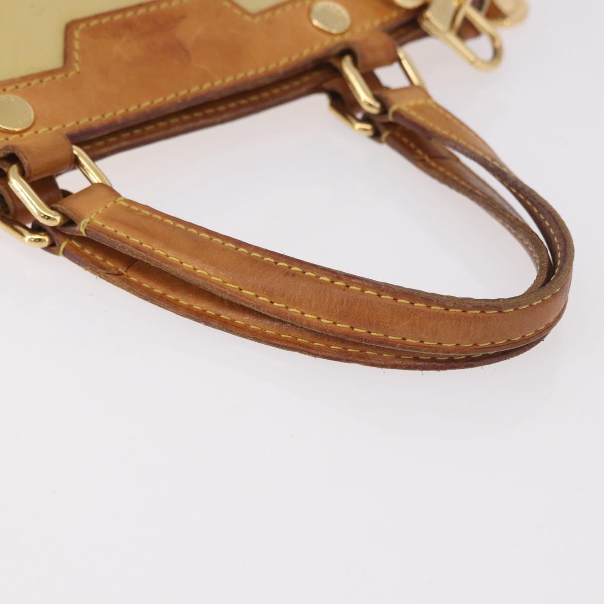 LOUIS VUITTON Monogram Vernis Blair MM Hand Bag 2way Perle LV Auth BA13598
