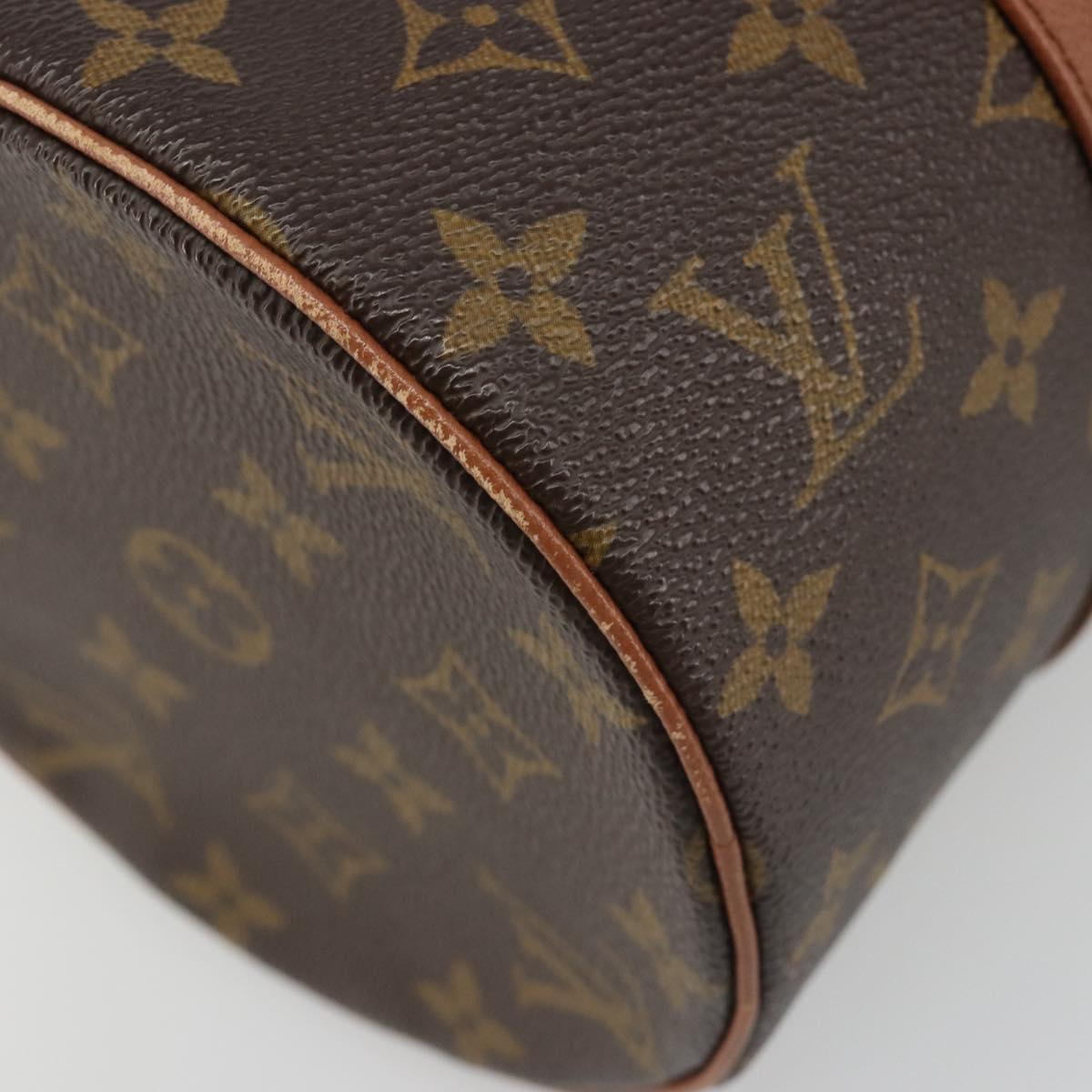 LOUIS VUITTON Monogram Papillon 30 Hand Bag M51385 LV Auth BA13599