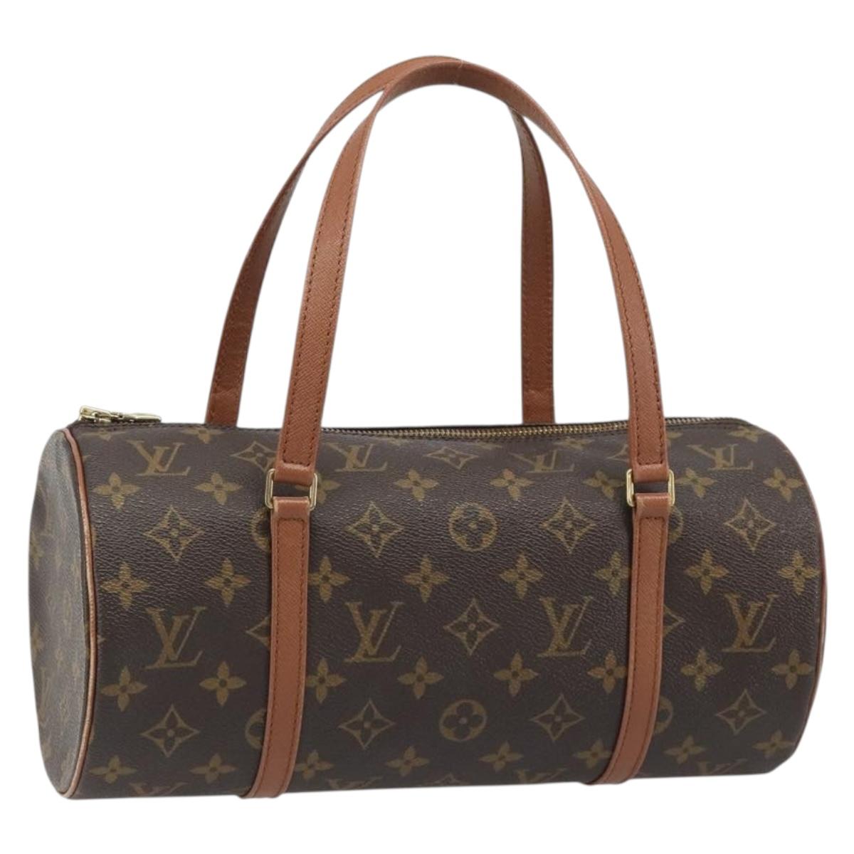 LOUIS VUITTON Monogram Papillon 30 Hand Bag M51385 LV Auth BA13599