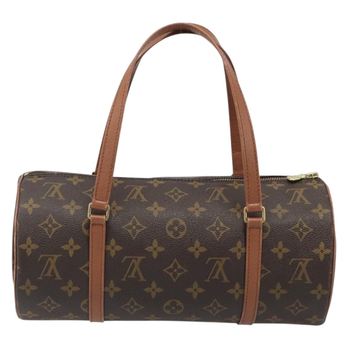 LOUIS VUITTON Monogram Papillon 30 Hand Bag M51385 LV Auth BA13599