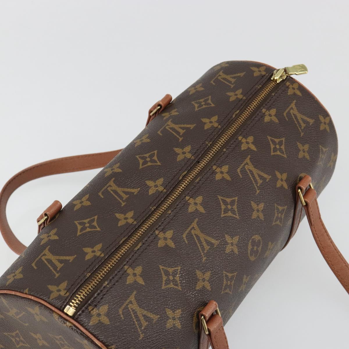 LOUIS VUITTON Monogram Papillon 30 Hand Bag M51385 LV Auth BA13599