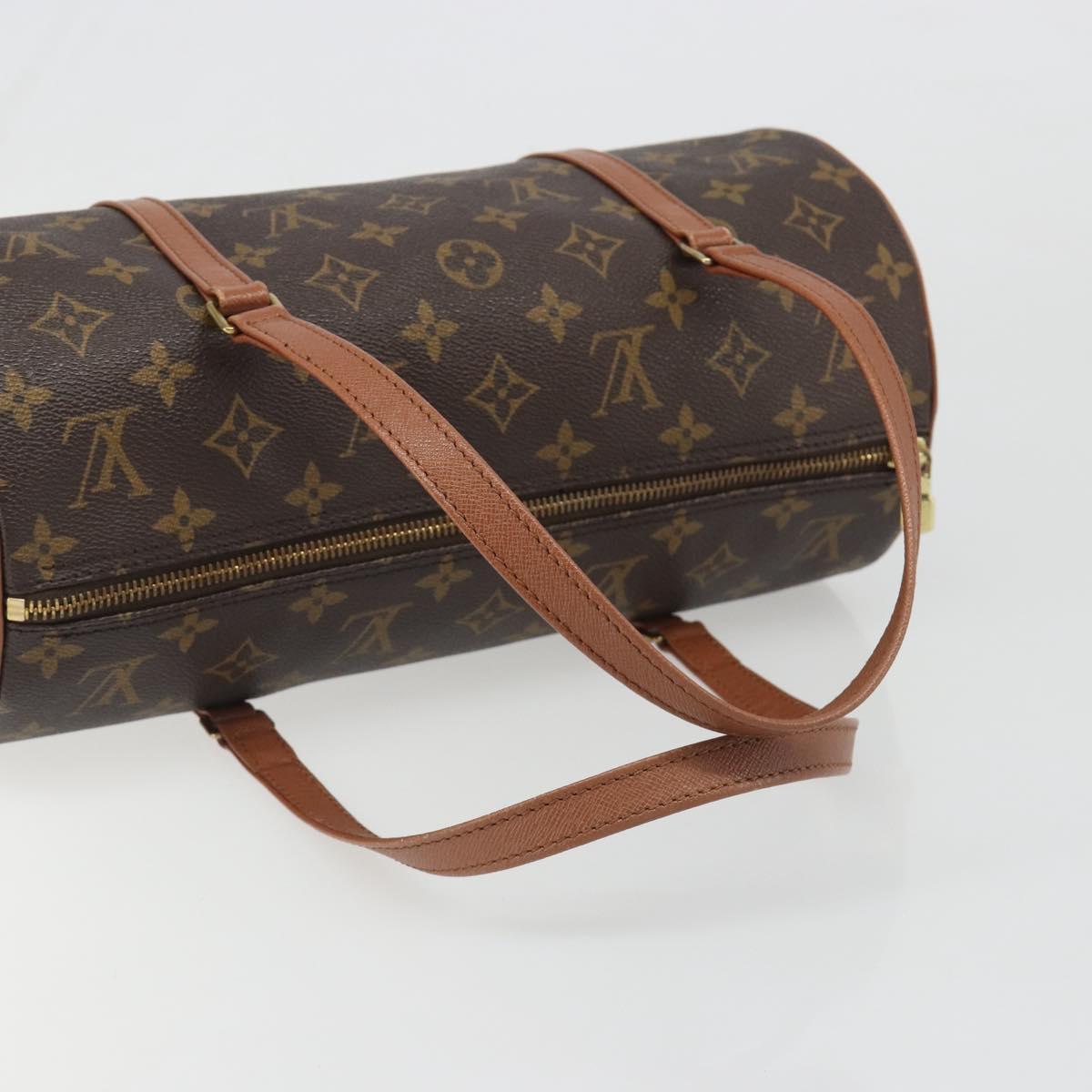LOUIS VUITTON Monogram Papillon 30 Hand Bag M51385 LV Auth BA13599