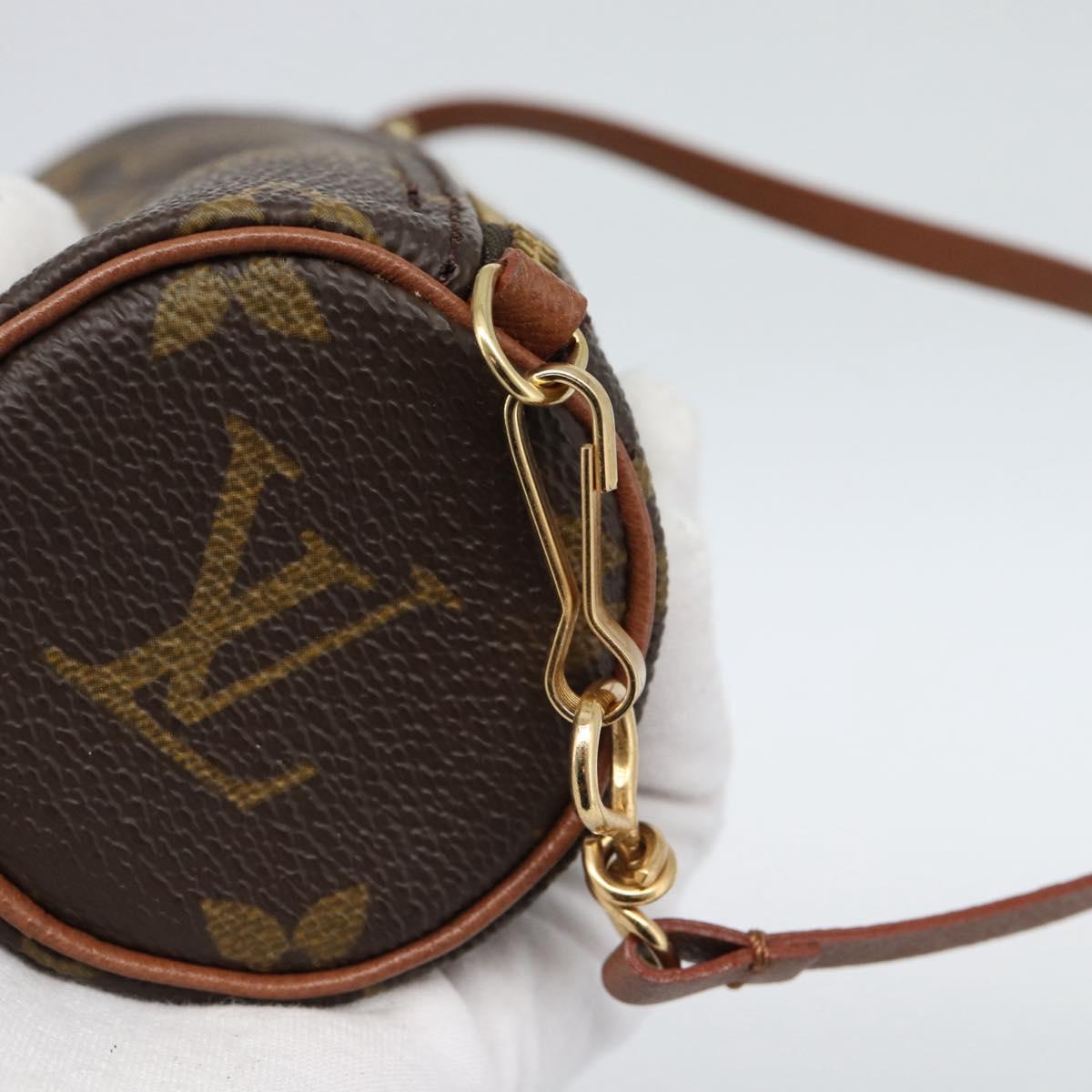 LOUIS VUITTON Monogram Papillon Pouch LV Auth BA13600V