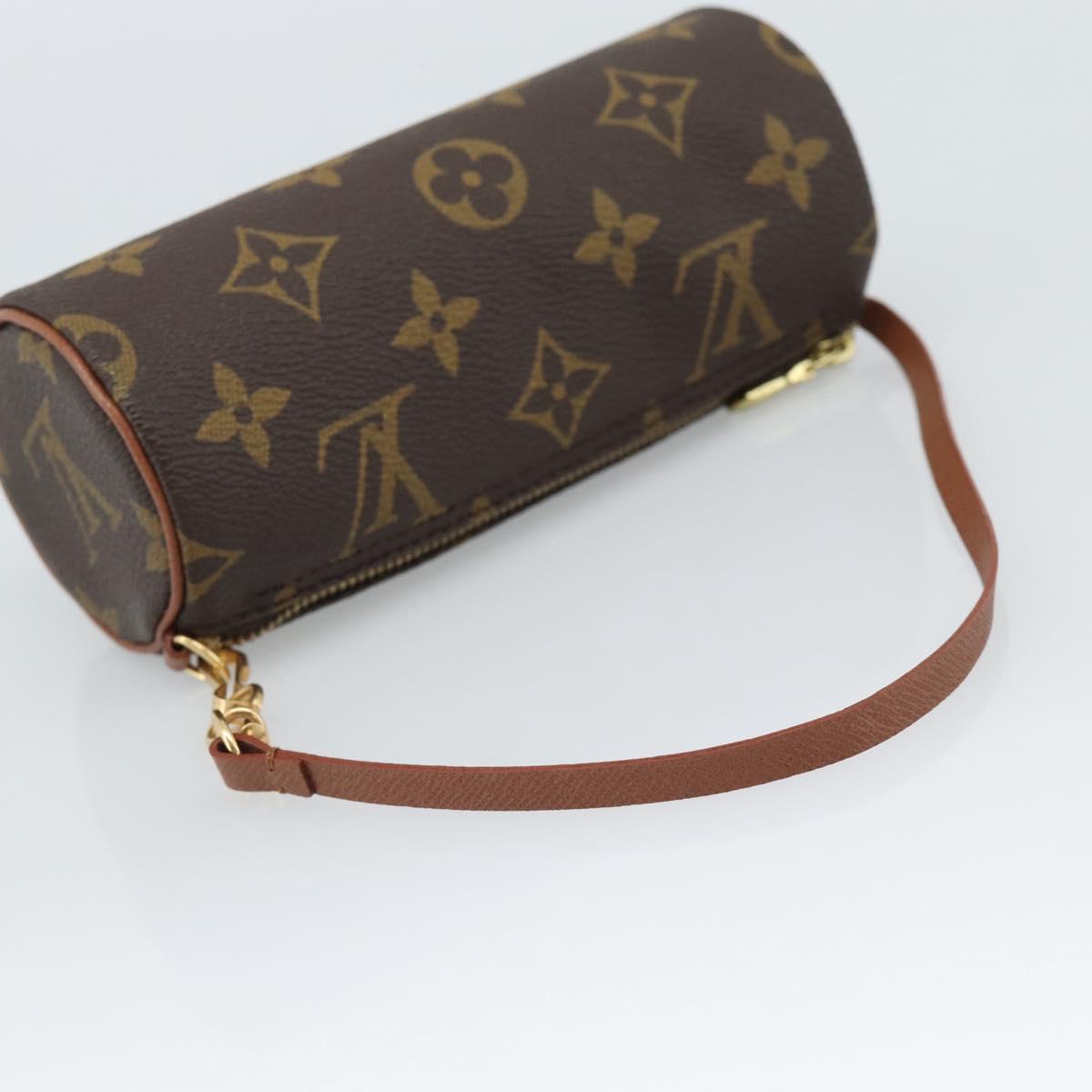 LOUIS VUITTON Monogram Papillon Pouch LV Auth BA13600V