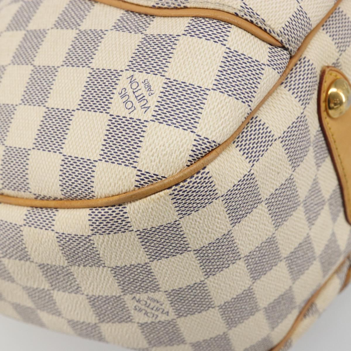 LOUIS VUITTON Damier Azur Galliera PM Shoulder Bag N55215 LV Auth BA13610