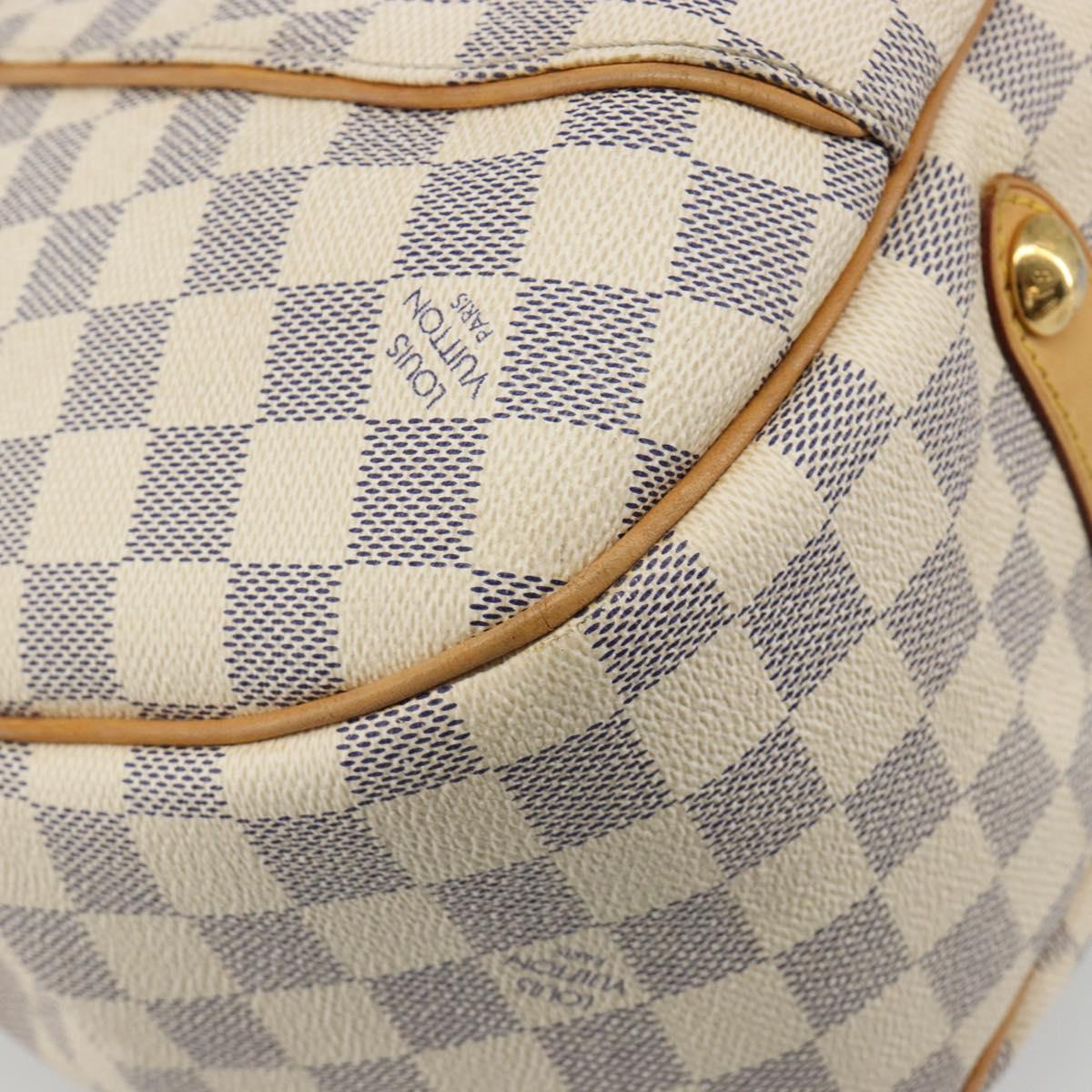 LOUIS VUITTON Damier Azur Galliera PM Shoulder Bag N55215 LV Auth BA13610