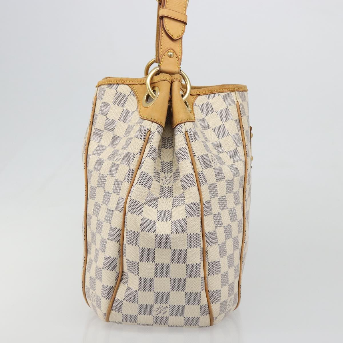 LOUIS VUITTON Damier Azur Galliera PM Shoulder Bag N55215 LV Auth BA13610