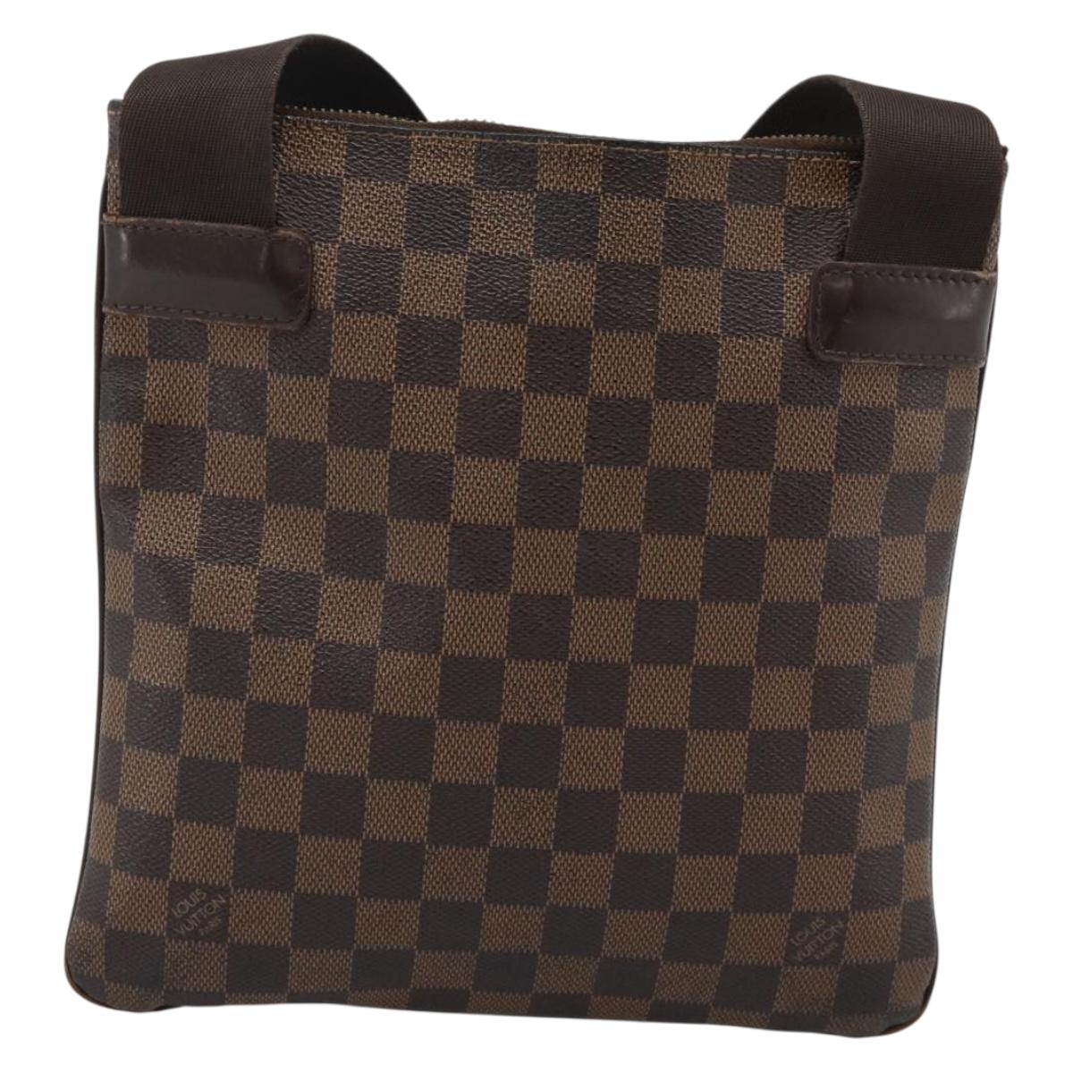 LOUIS VUITTON Damier Ebene Pochette Merwiel Shoulder Bag N51127 LV Auth BA13611