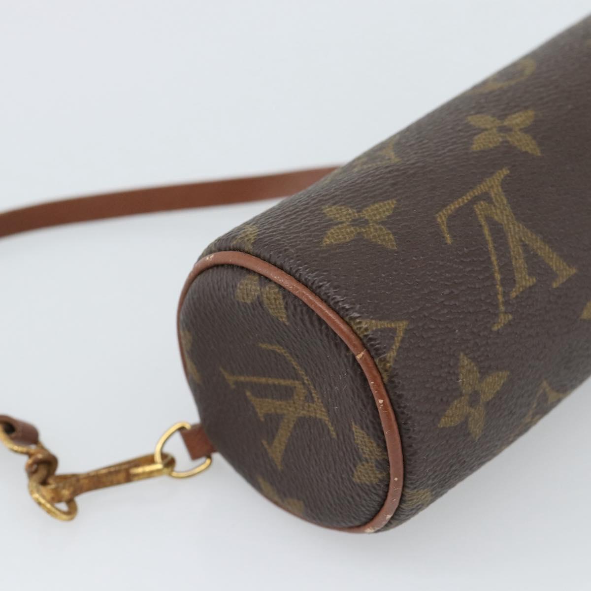 LOUIS VUITTON Monogram Papillon Pouch LV Auth BA13619
