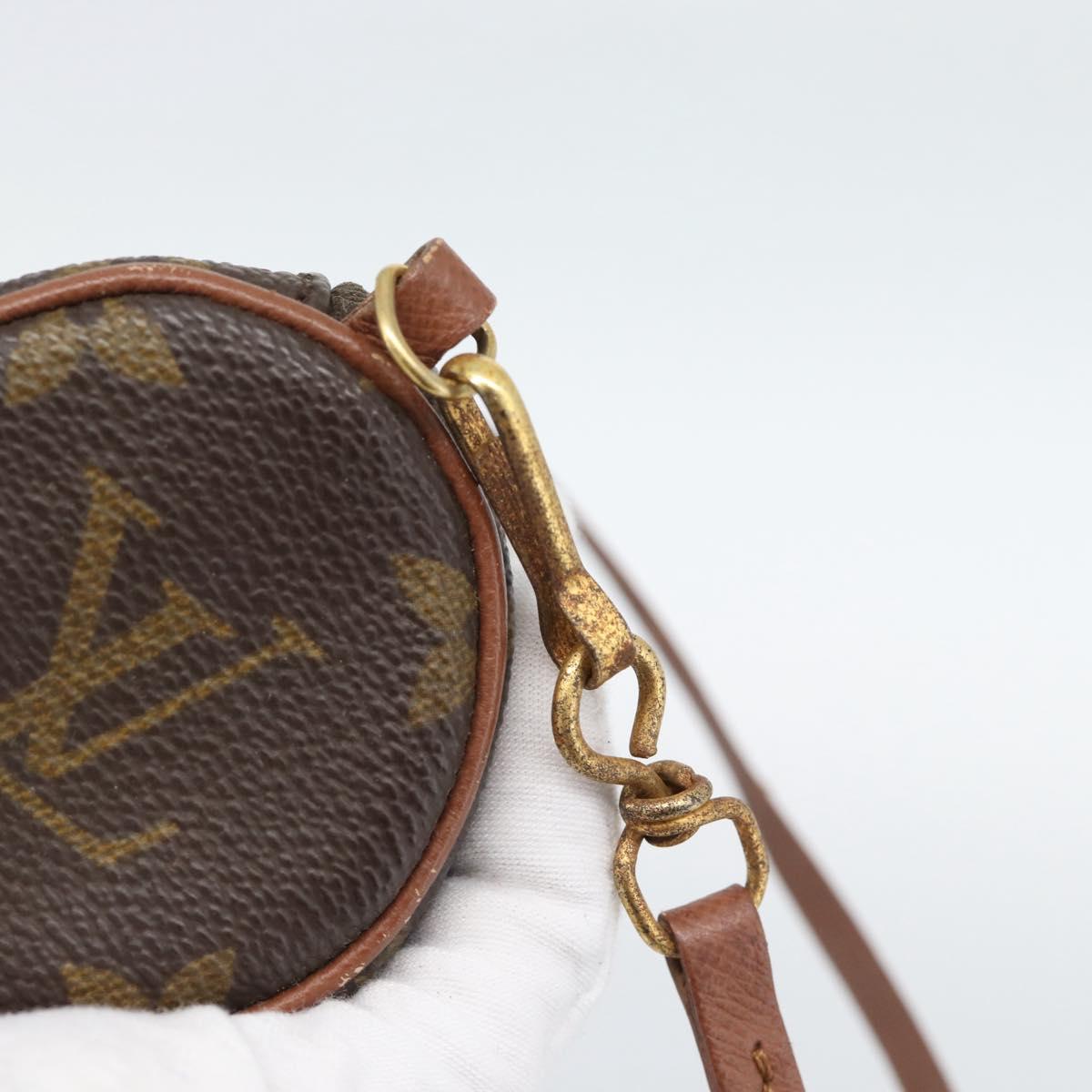 LOUIS VUITTON Monogram Papillon Pouch LV Auth BA13619