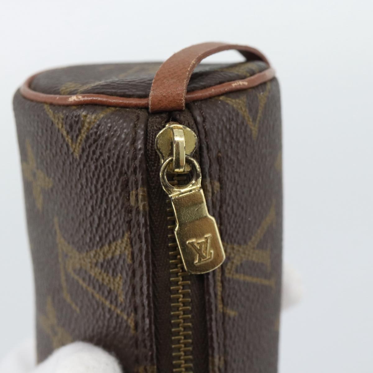 LOUIS VUITTON Monogram Papillon Pouch LV Auth BA13619