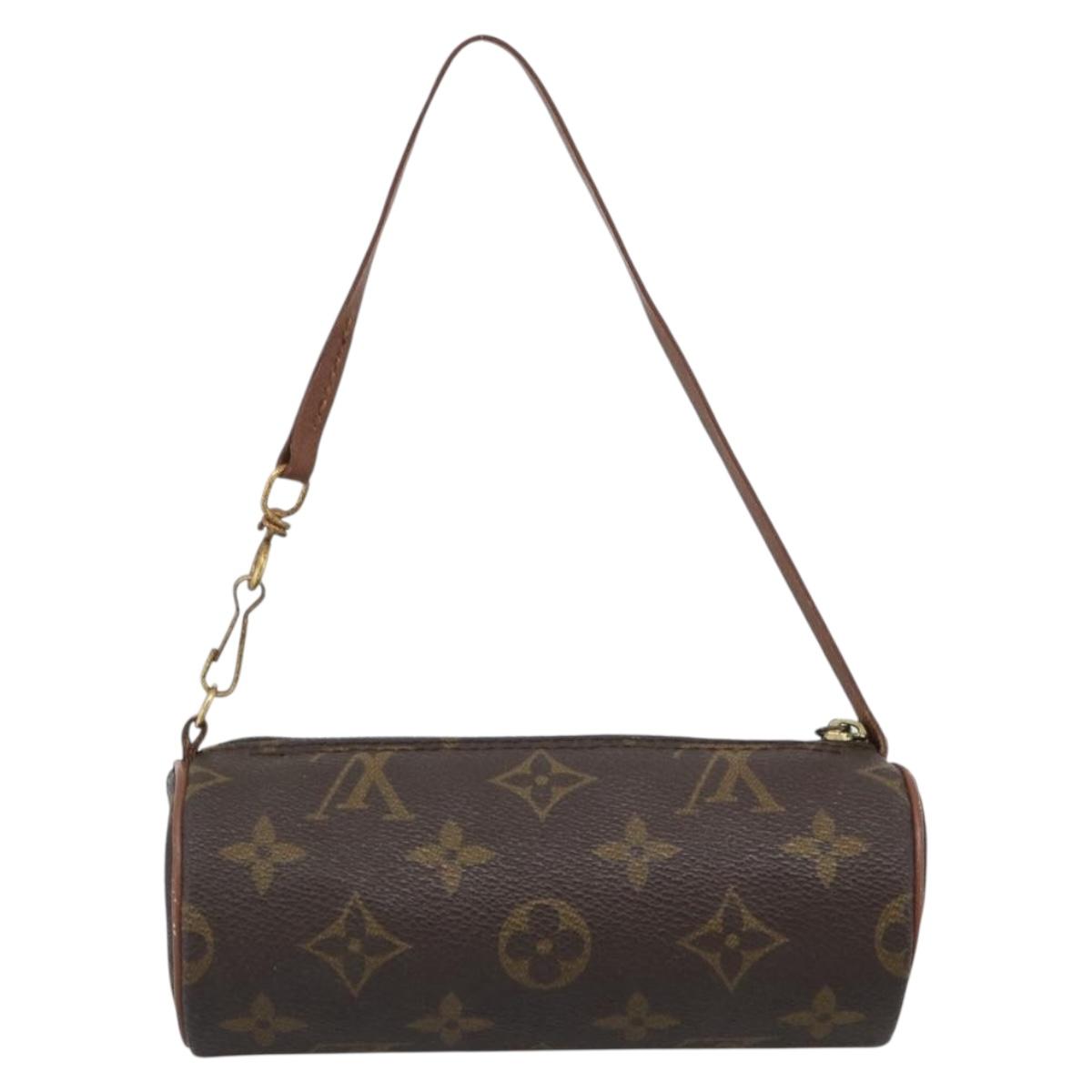 LOUIS VUITTON Monogram Papillon Pouch LV Auth BA13619