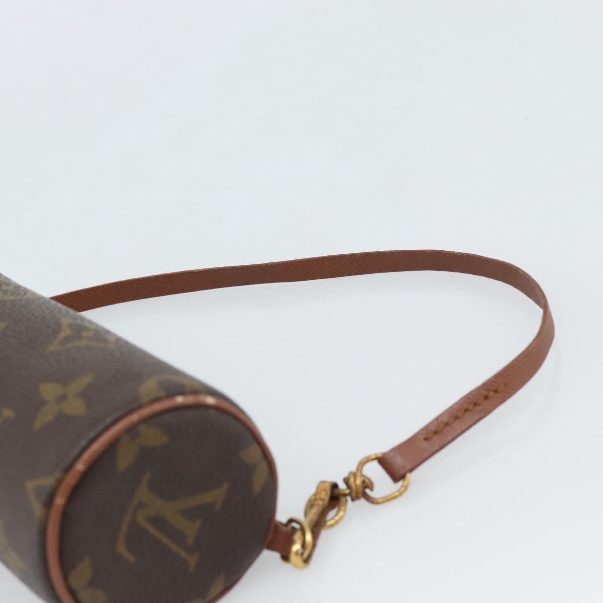 LOUIS VUITTON Monogram Papillon Pouch LV Auth BA13619