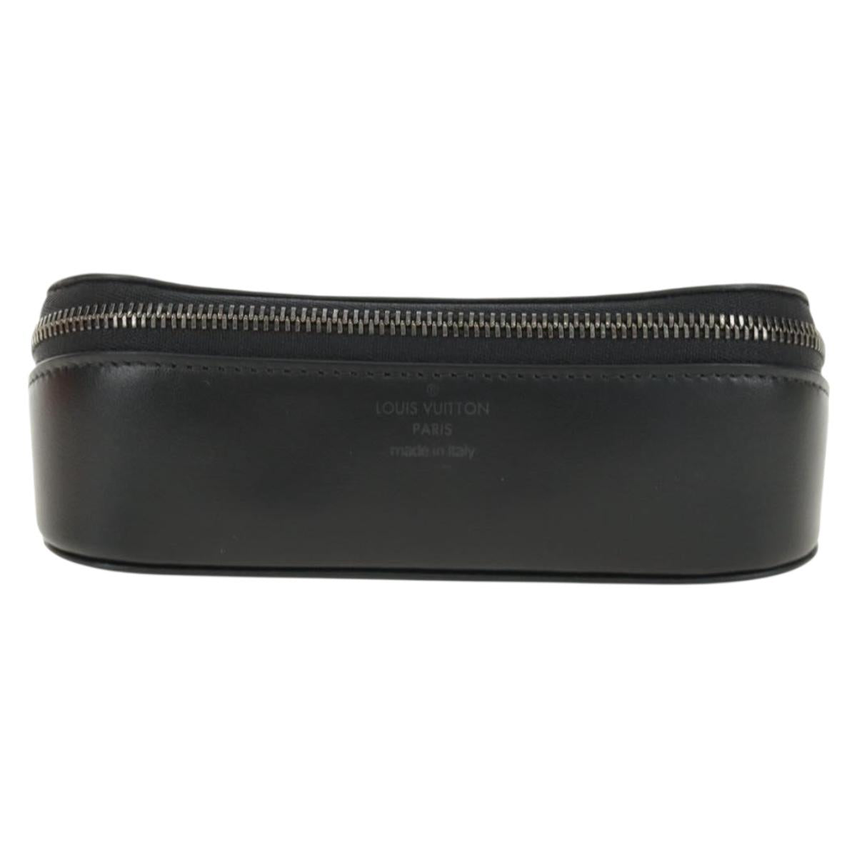 LOUIS VUITTON Monogram Eclipse Etui Lunette GM Glasses Case GI0654 Auth BA13621M