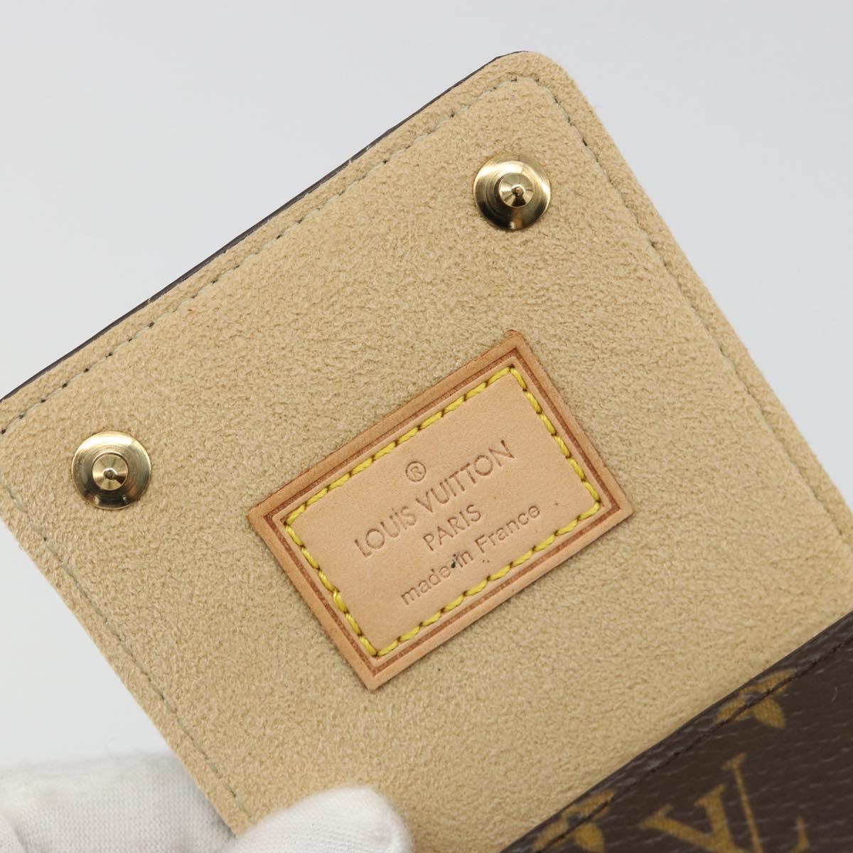 LOUIS VUITTON Monogram Jewelry case Jewelry Box LV Auth BA13625V