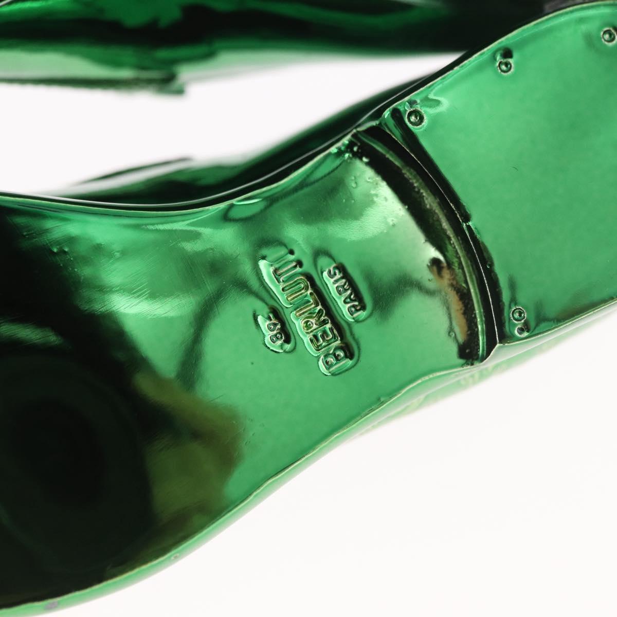 Berluti Christmas Ornament Metal Green Gold Auth BA13628V