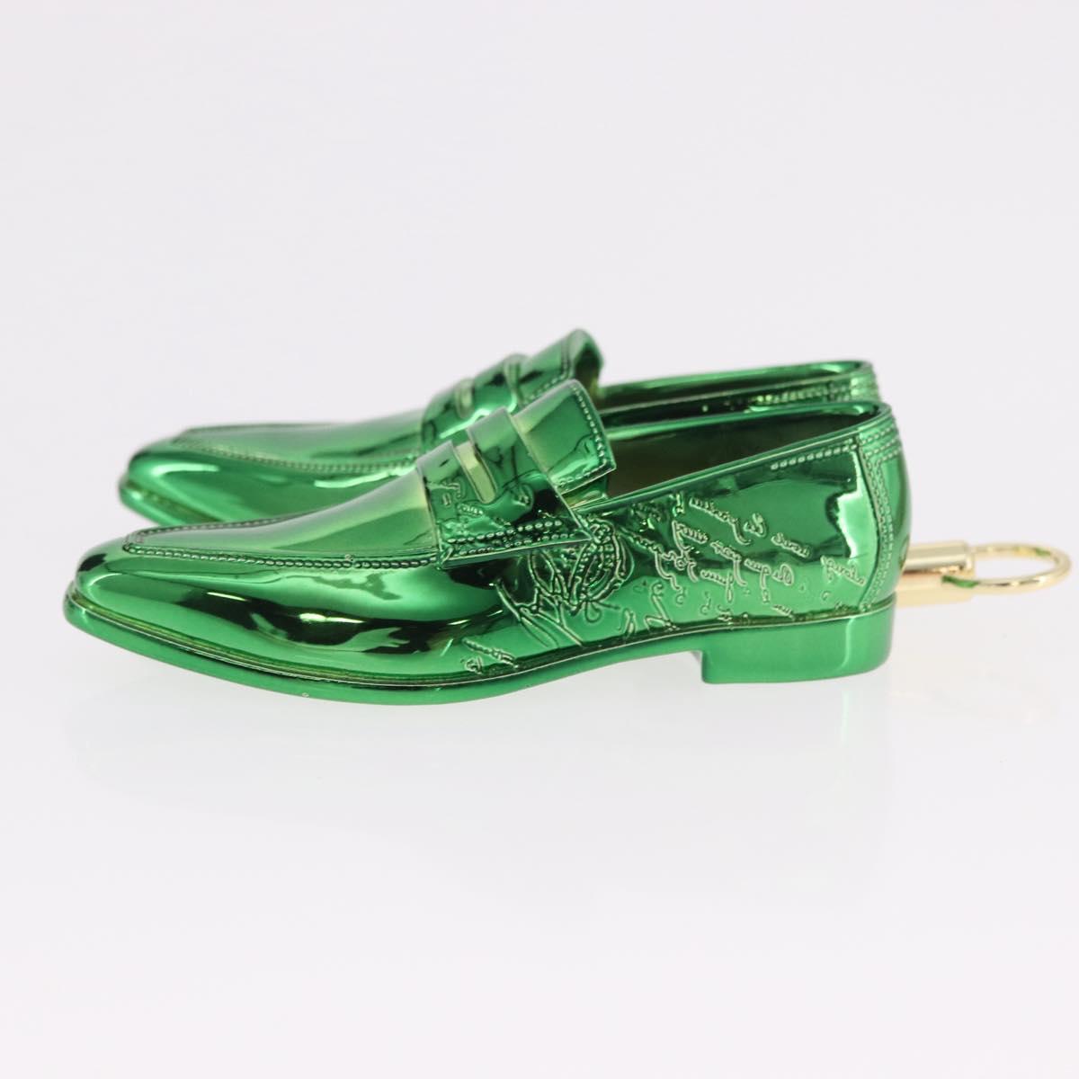 Berluti Christmas Ornament Metal Green Gold Auth BA13628V