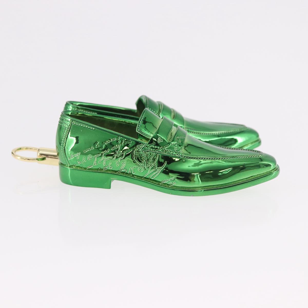 Berluti Christmas Ornament Metal Green Gold Auth BA13628V