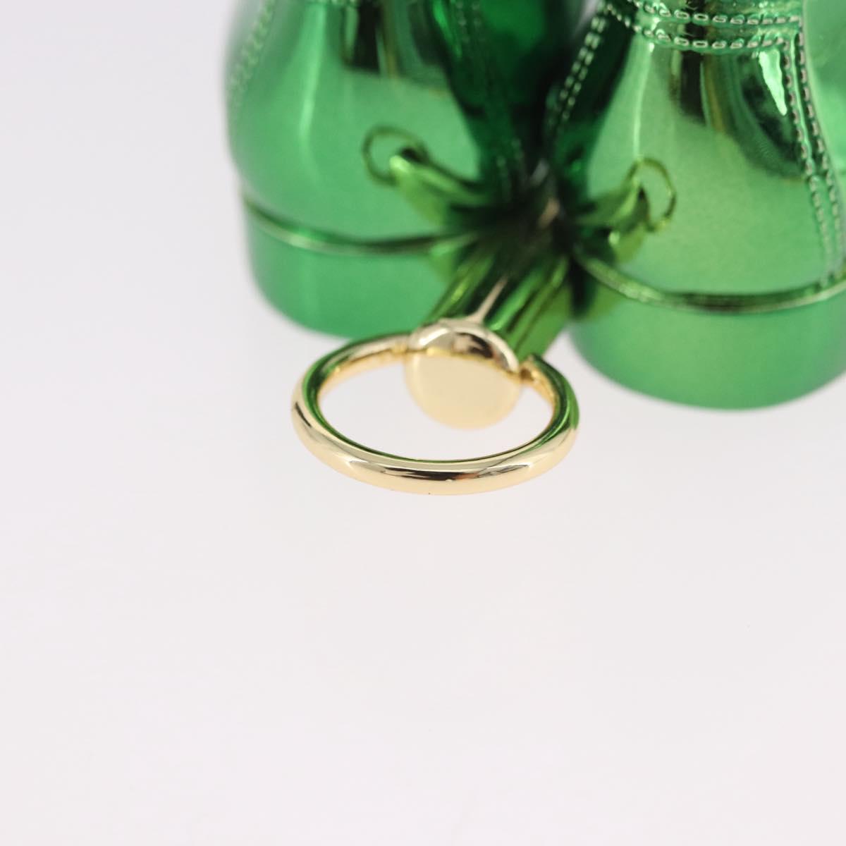 Berluti Christmas Ornament Metal Green Gold Auth BA13628V