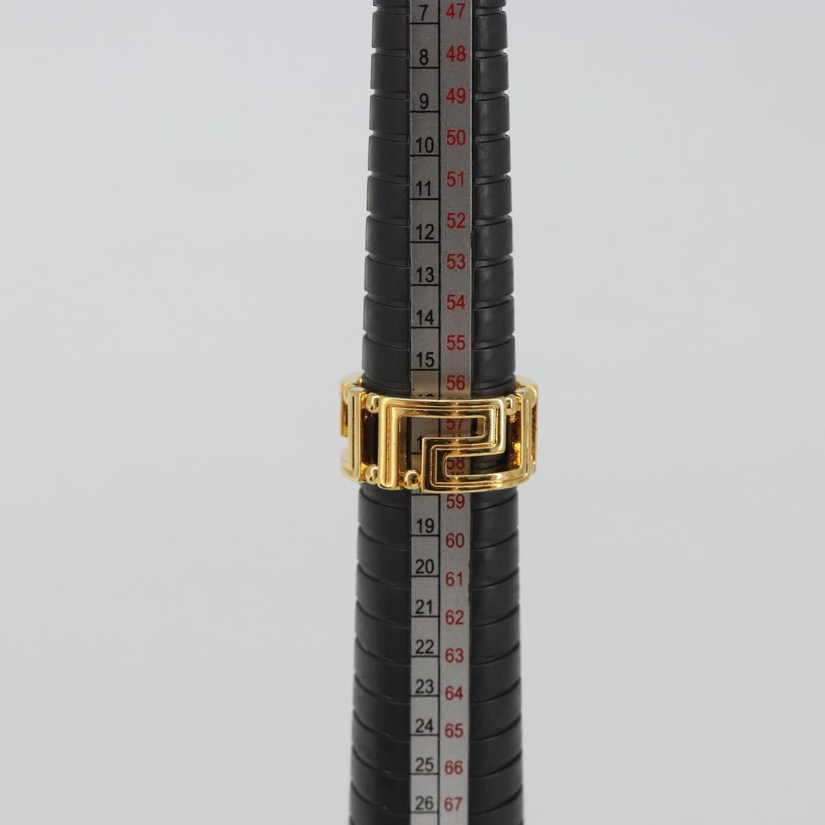 VERSACE Ring metal Gold Tone Auth BA13630V