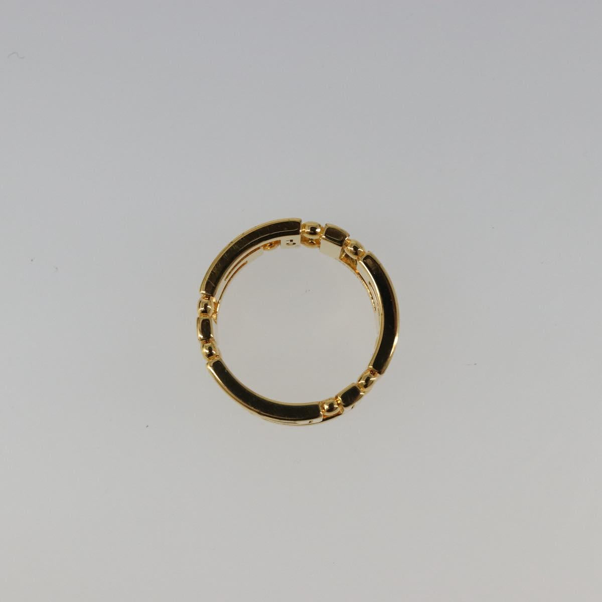 VERSACE Ring metal Gold Tone Auth BA13630V