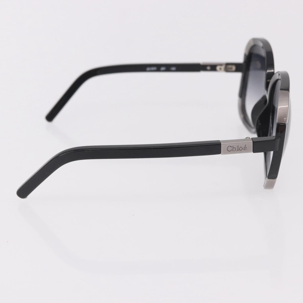 VALENTINO Chloe Sunglasses Plastic 4 Set Black Beige Brown Auth BA13633
